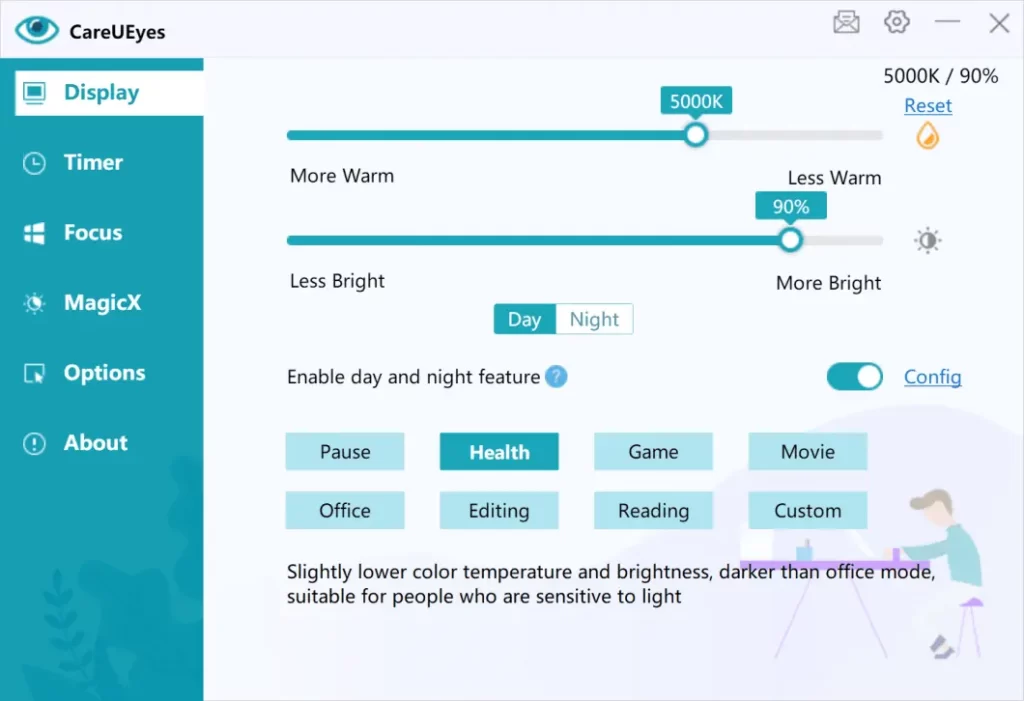 CareUEyes: Customizable Eye Care